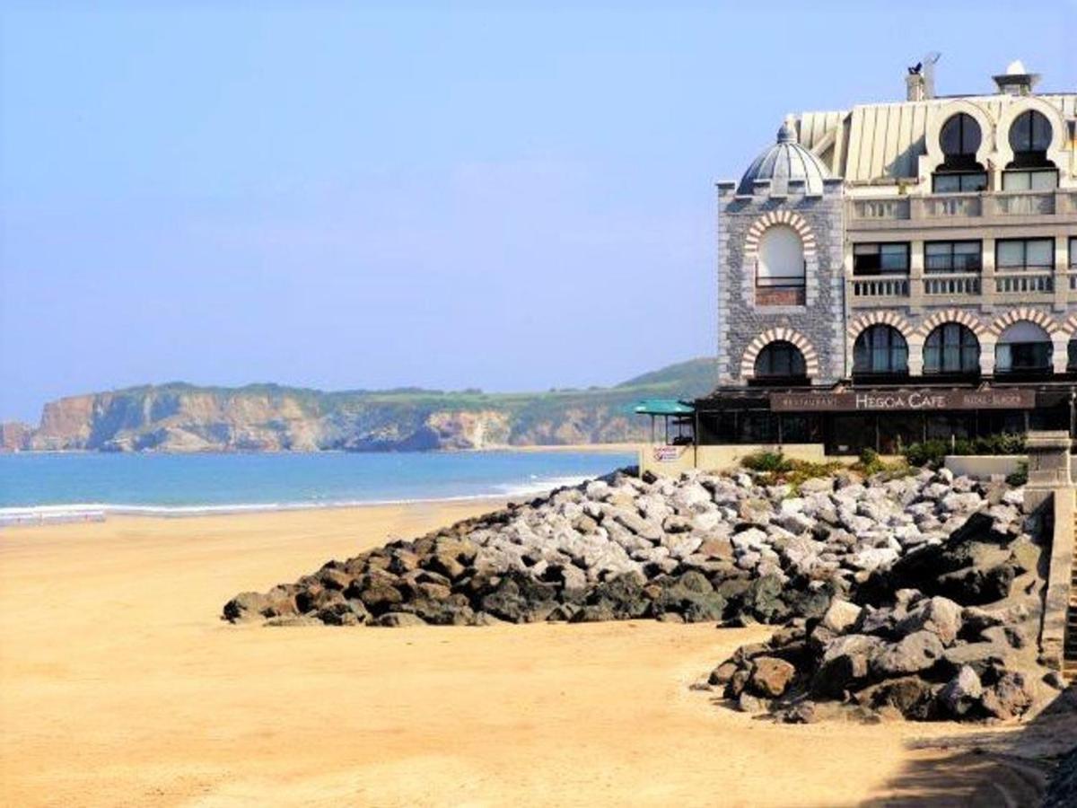 Appartement Rustique Face A La Mer A Hendaye Avec Balcon - Fr-1-2-294 Exteriör bild